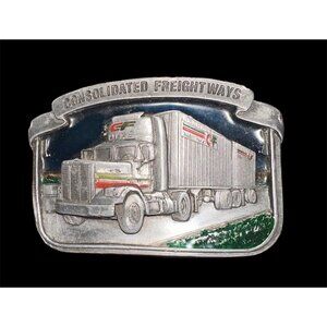 1988 Tonkin‎ Inc. Consolidated Freightways Truck Belt Buckle